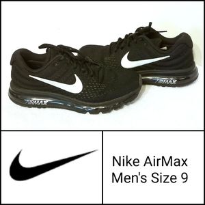 Nike Air Max 849559-001 in Black Men's Size 9 GUC